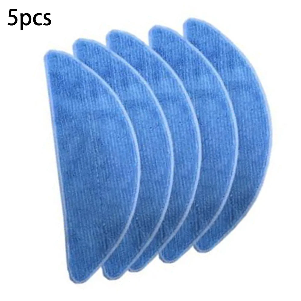 5pcs Mop Cloth Rags For IKOHS S15 Robot Vacuum Cleaner Parts Accessory Sweeper Cleaning Pads Replacement Mopping Cloths