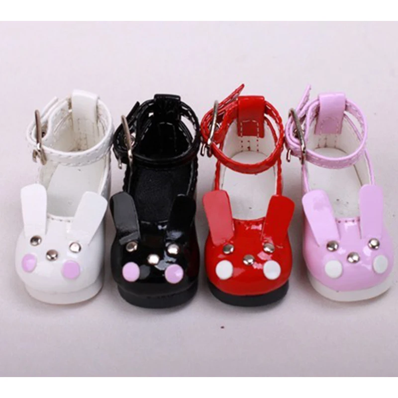 1/6 BJD schuhe kaninchen hohe ferse schuhe 4,5 cm puppe leder schuhe für 1/6 BJD YOSD schuhe puppe zubehör