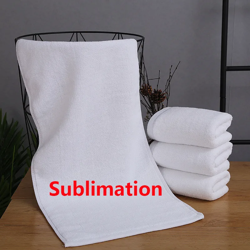 DIY Sublimation Towels Bathroom Super Soft Fiber Bath Towel For Adults Face Hand Towels Terry Washcloth Travel Sport Towel