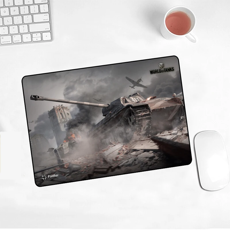 

Big Promotion Tank World Pad Mouse 22x18cm Non-slip pad Laptop Gaming WOT LOL CS DOTA2 Playing Mat