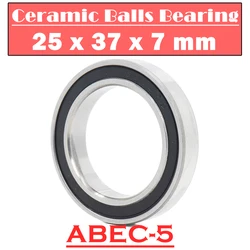 6805RS Hybrid Ceramic Bearing 25*37*7 mm ABEC-5 ( 1 PC ) Bicycle Bottom Brackets Spares 6805 RS 2RS Si3N4 Ball Bearings 6805-2RS
