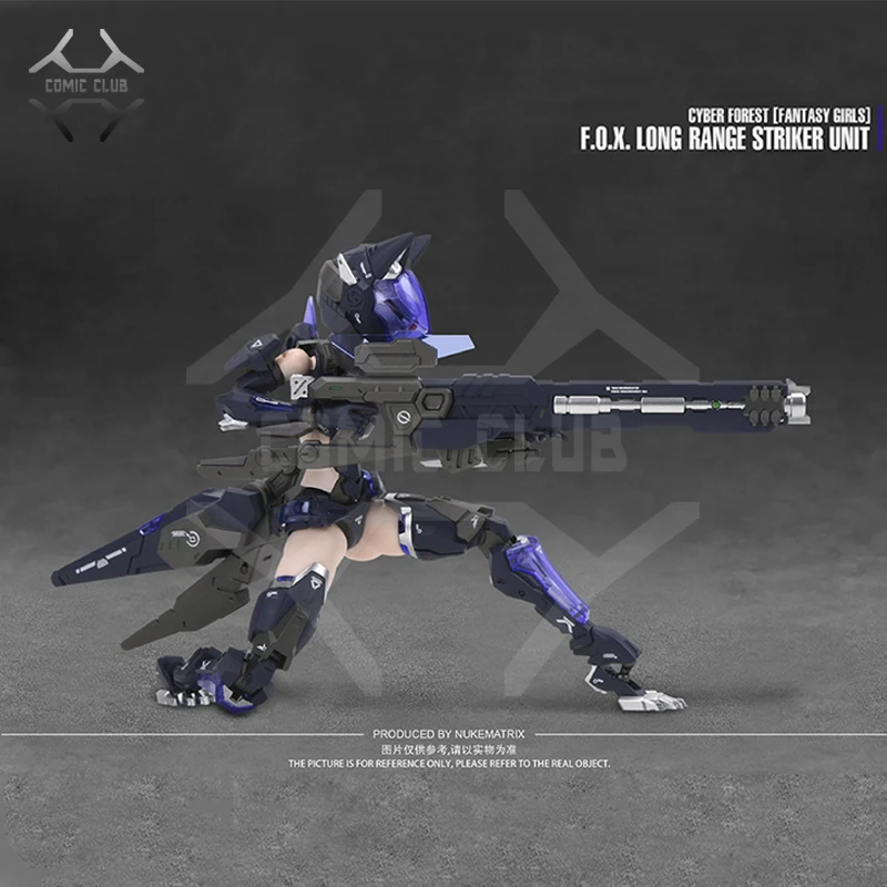 COMIC CLUB IN-STOCK MS Girl F.O.X. LONG RANGE STRIKER UNIT VIVIENNE HAYHA By Nuke Matrix Assembly Action Model Robot Toys Figure