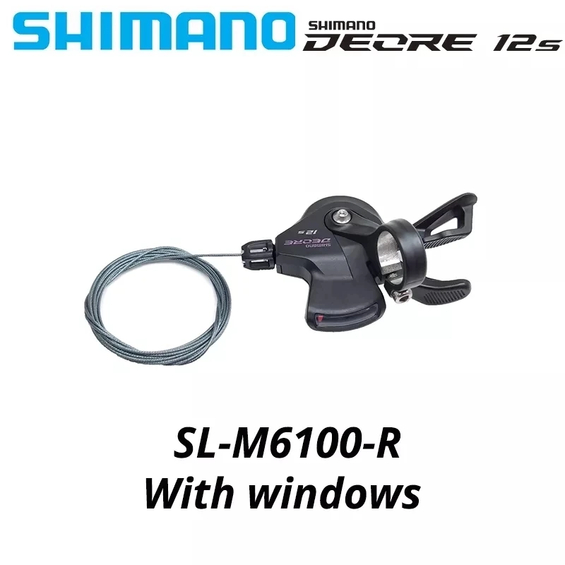 SHIMANO DEORE M6100 12S Derailleur Groupset 12 Speed Shift Lever 1X12S CN Chain RD CS SUNSHINE 52T HG Cassette CRANKSET