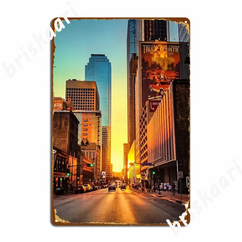 Elm Street Sunset Metal Signs pub Cave pub Designing Poster Tin sign Posters