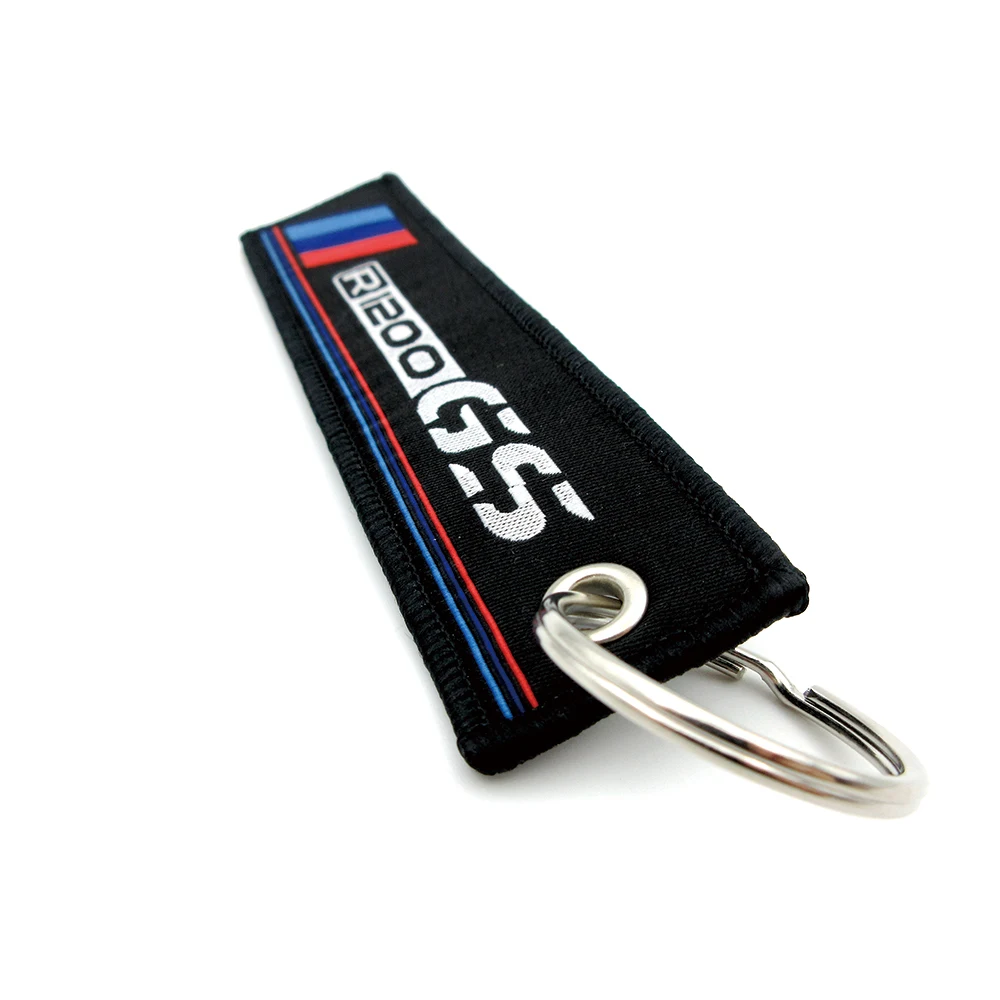 New Motorcycle Keychain Embroidery Key Holder Chain Collection Chains For BMW R1200GS Adventure R 1200GS R1200 GS Badge Keyrings