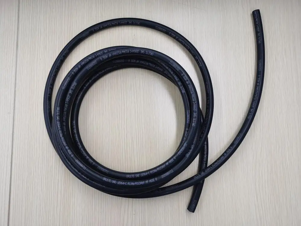 ORLETE Menjual Langsung Permukaan Halus Tahan Minyak NBR Karet Bahan Bakar Udara Selang Rem Memenuhi Standar GB16897, Ukuran 1/8,3/8,