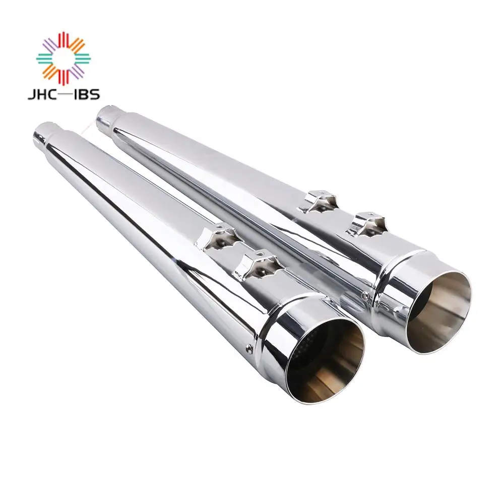 أجزاء دراجة نارية هارلي 4 "أنابيب العادم ، جولة هارلي ، محدودة جدا ، ملك الطريق ، مضمد ، انزلاق كهربائي ، نزلق طريق الشارع ،-