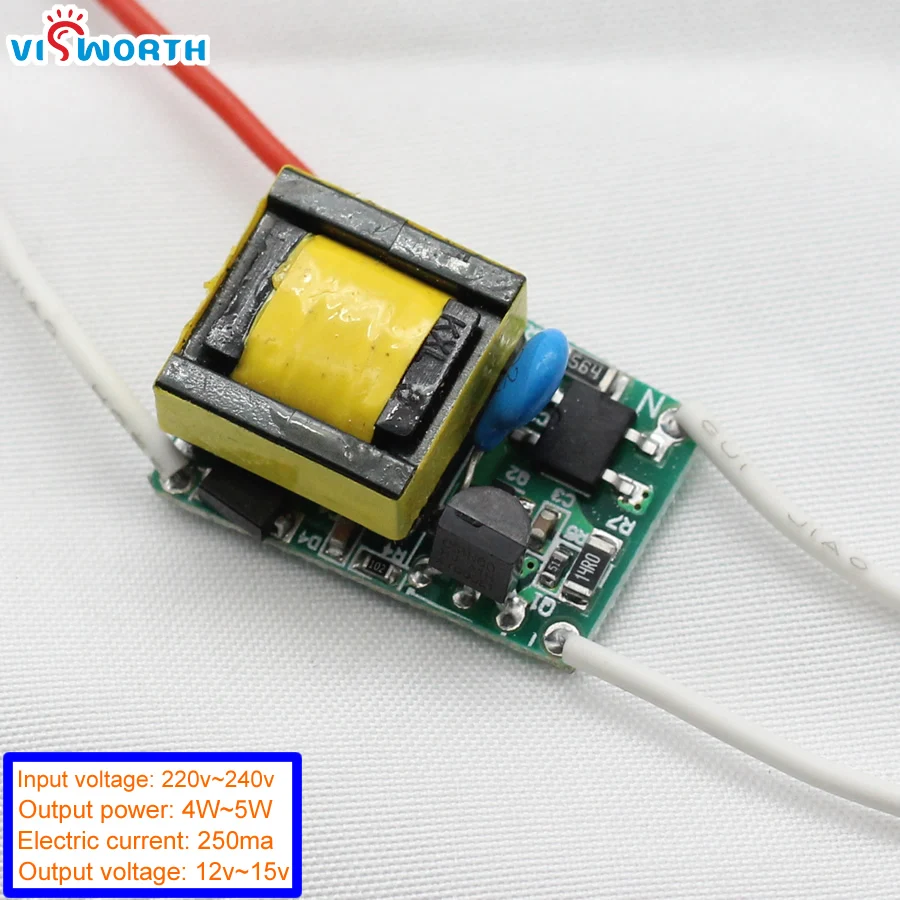 3W 5W 7W 15W Dimmable Led Driver 250ma Constant Current LED Driver AC 110V 220V 240V Lighting Power Suply For Led Light Bulb