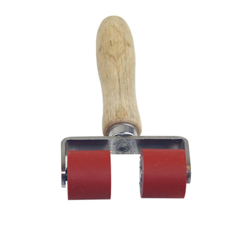 Rolo de pressão de gel de sílica de cabeça dupla de 20mm para pistola de ar quente de pvc acessórios de máquina de solda de membrana de plástico
