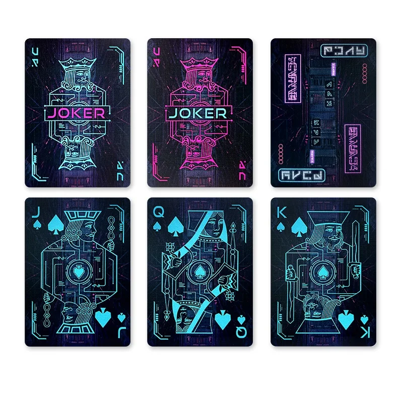 Bicycle Cybercity Playing Cards Cyberpunk Deck Card Games Magic Tricks for Magician