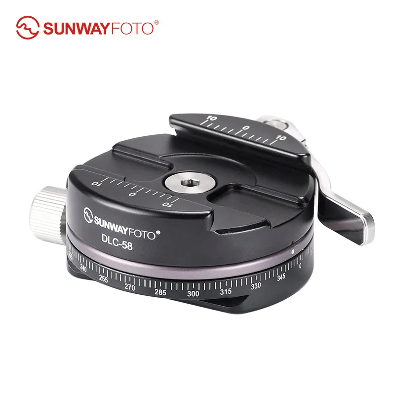 SUNWAYFOTO SPB-58T Panning Clamp Arca Swiss Clamp Panoramic Clamp Kit 58mm