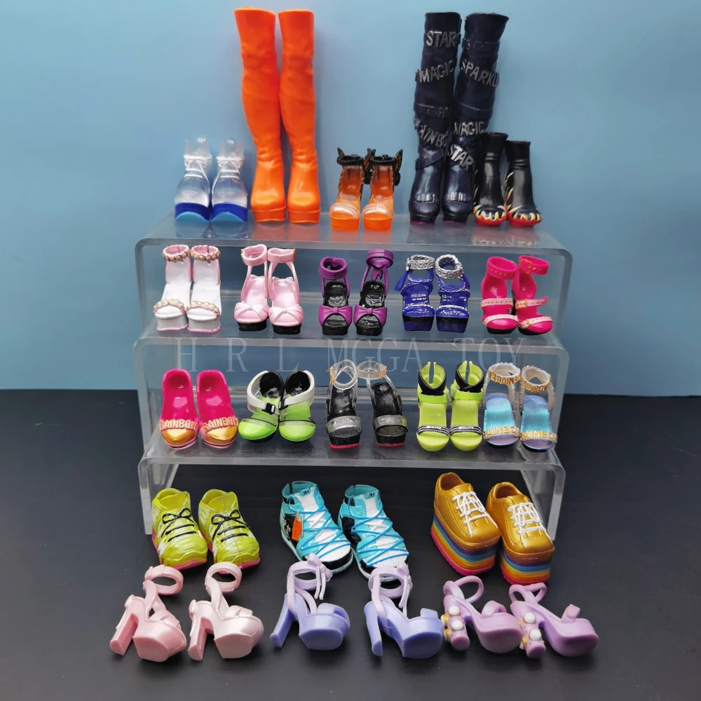 إكسسوارات دمى مدرسة قوس قزح للفتيات ، أنماط مختلفة ، أحذية الأخت الكبيرة ، ألعاب ذاتية الصنع ، أصلية ، يمكن الاختيار ، 1: