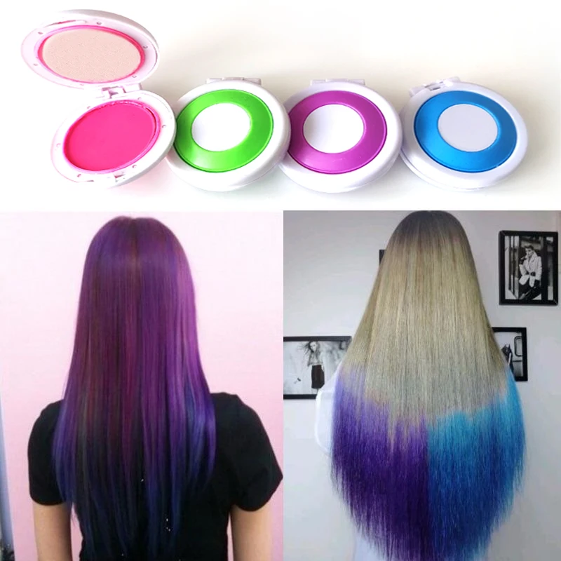 Hot 4 colors Hair Color Hair Chalk Powder European Temporary Pastel Hair Dye Color Paint Beauty Soft Pastels Salon