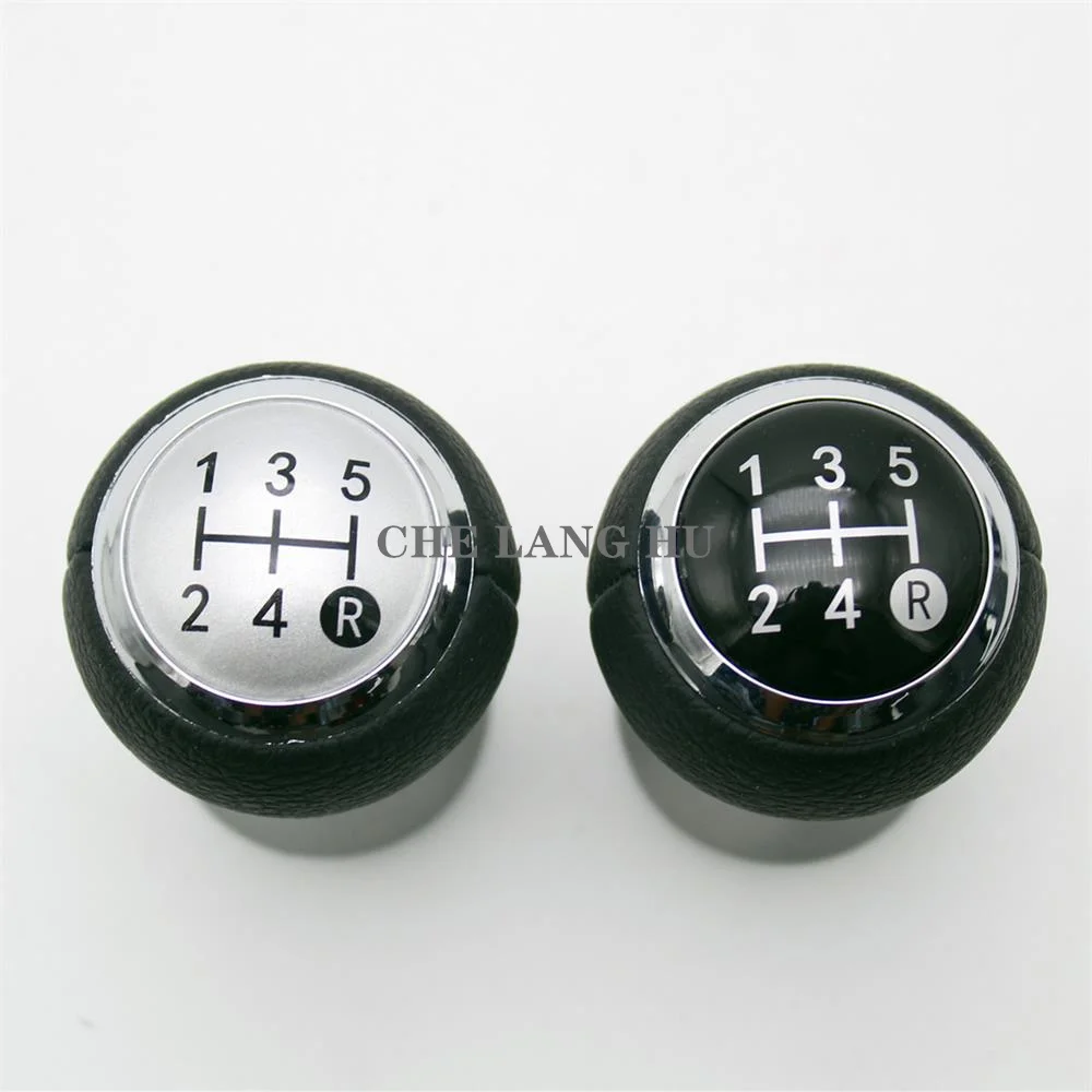 For Toyota Aygo live 2012 2013 2014 Car-styling 5 speed Gear Stick Shift Knob With Black leather Cover