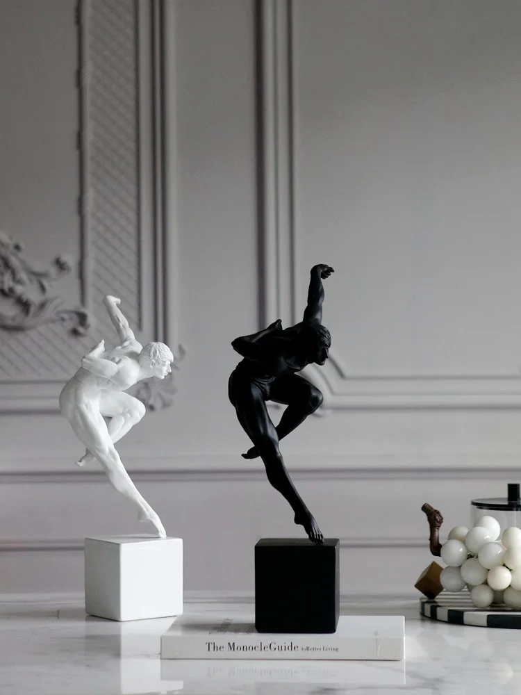 نموذج غرفة مبيعات عصري فاخر مكتب مجردة شخصية ماستر النحت فندق لينة زينة اكسسوارات المفروشات المنزلية