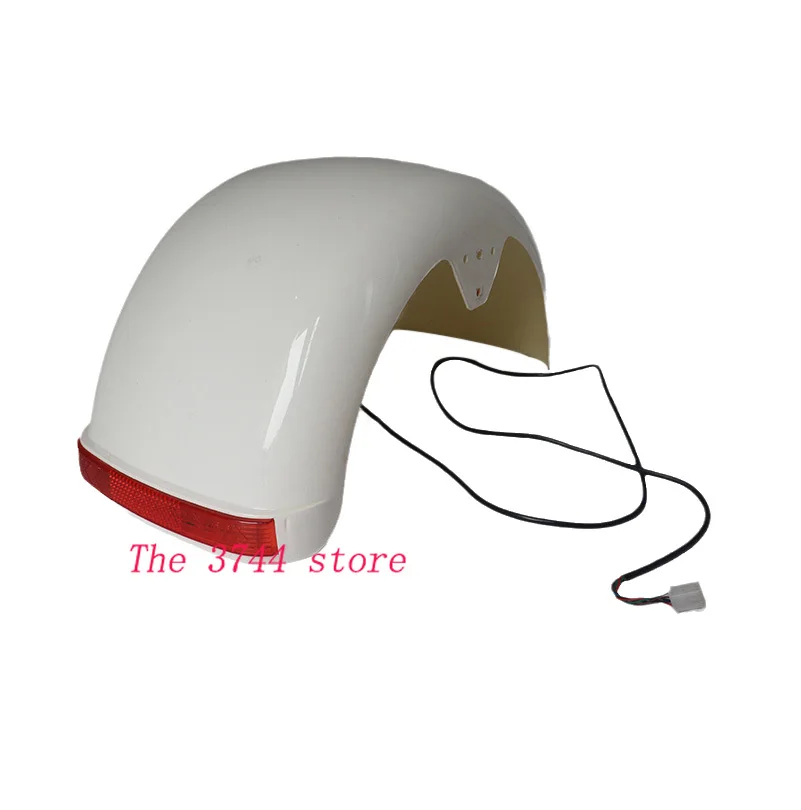 Front And Rear Mudguard withTail Light Fender WithTaillights Plastic  For Citycoco Scooter China accessories