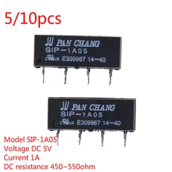 5pcs Or 10pcs 5V Relay 5PCS SIP-1A05 Reed Switch Relay For PAN CHANG Relay 4PIN