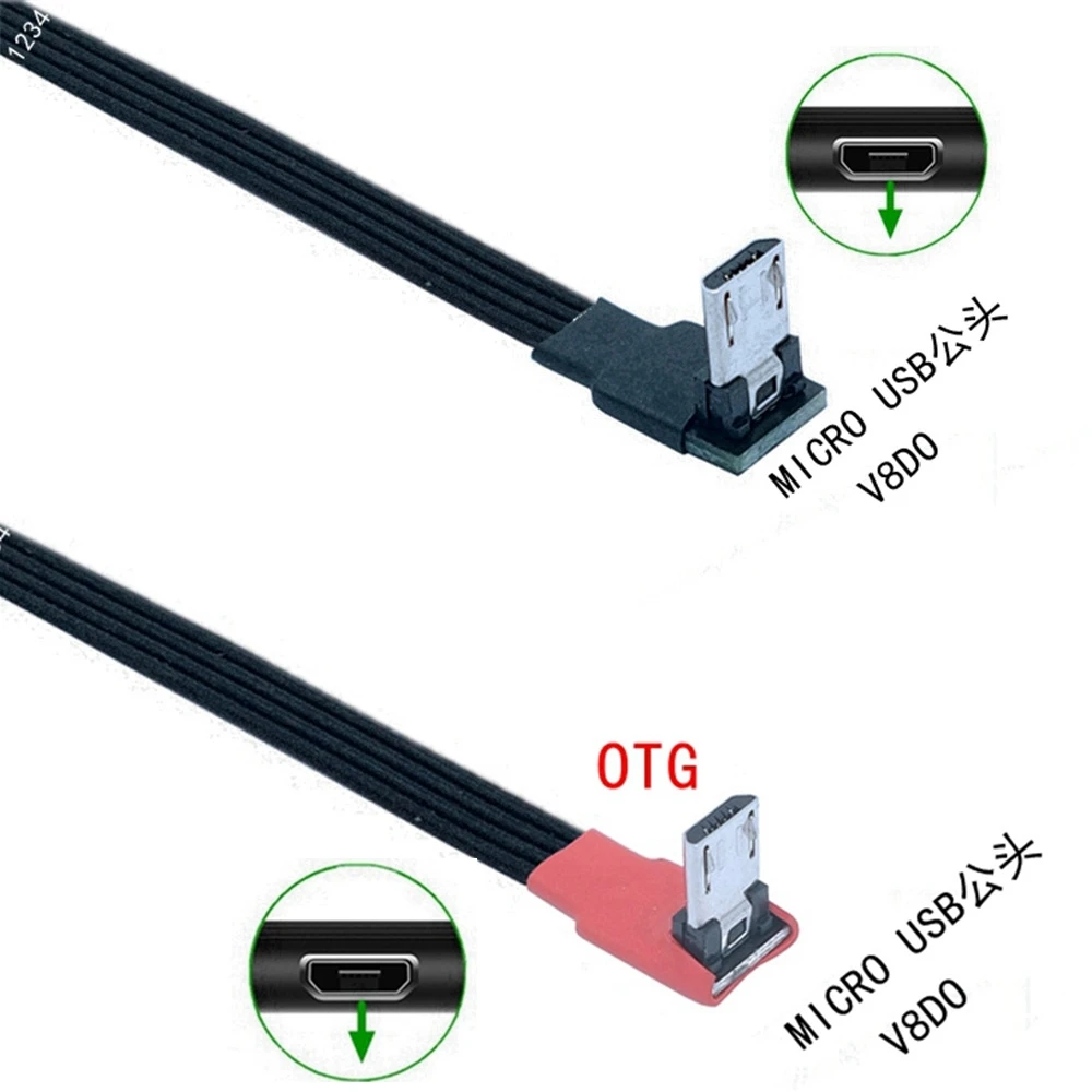 Micro USB OTG Cable Data Transfer Micro USB Male To Female Adapter for  Android