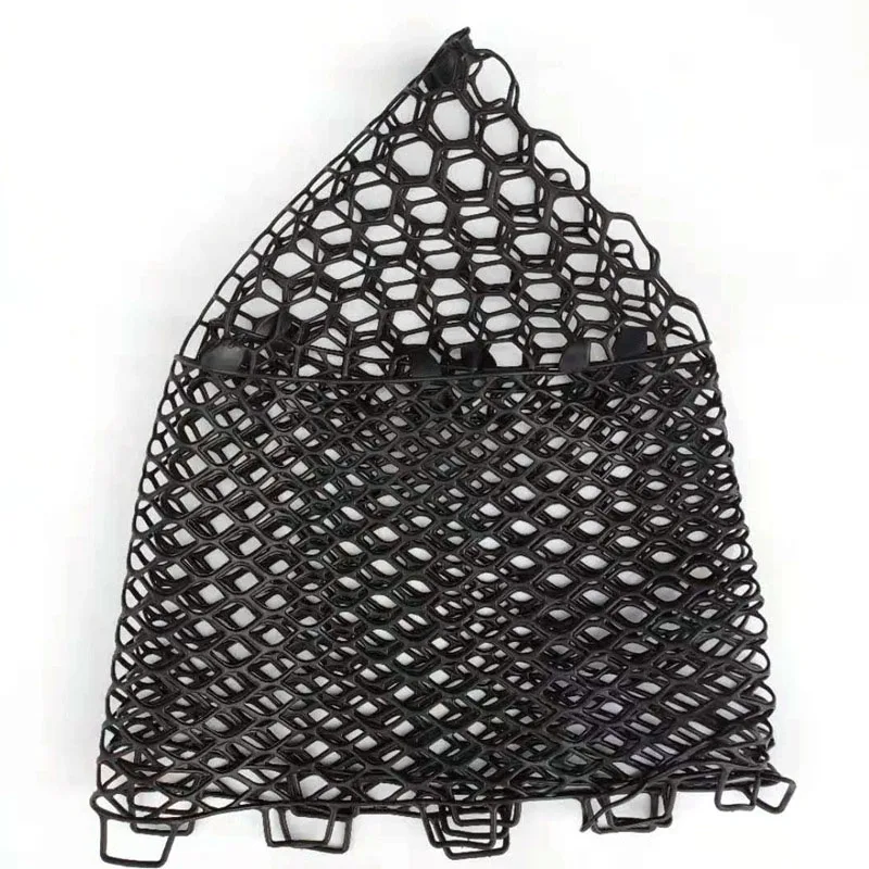 Hand Net Head PVC Material  Depth：32/40/47/55cm Outdoor Fishing accessories Black Without Ring