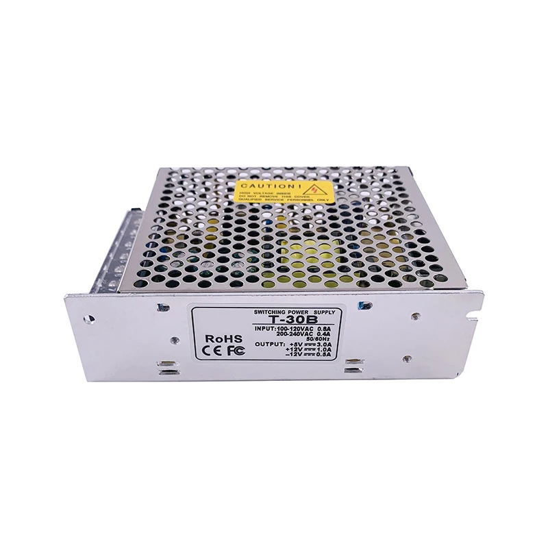 T-30W Triple output switching power supply -5v 12v 15v 24v 1A 2A 0.5Athtee group output T-30A/B/C/D