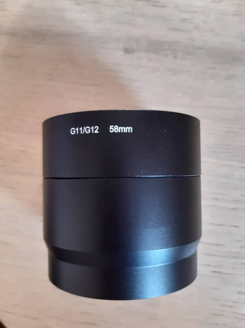 58 Mm 58 Mm Filter Mount Lens Adapter Tube Ring Voor Canon G11 G12 Camera