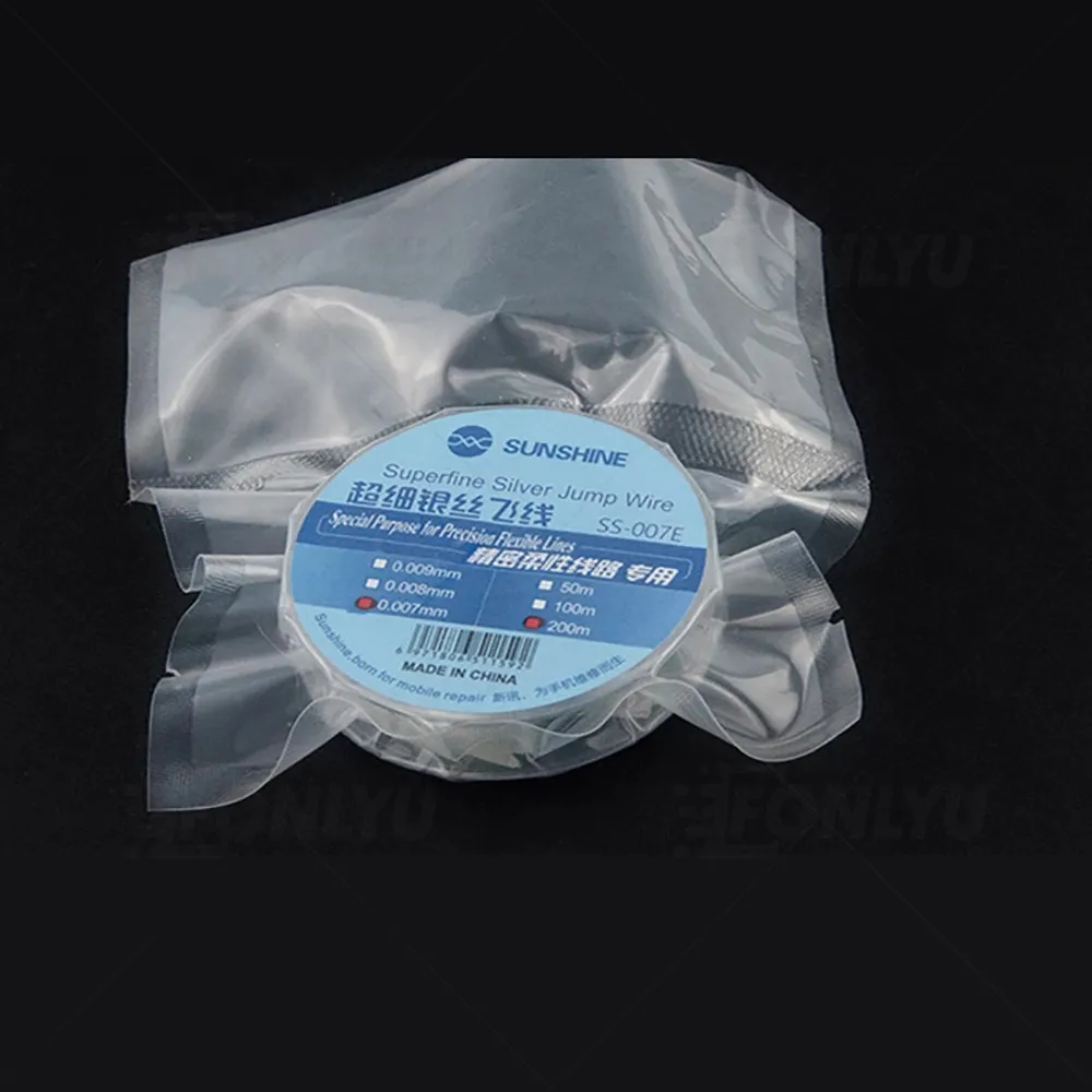 Nắng Siêu Mịn Bạc Nhảy Dây Cực Hàn Dây Bay Dòng Chính Xác Linh Hoạt Mạch Cho Bo Mạch Chủ PCB Dụng Cụ Sửa Chữa