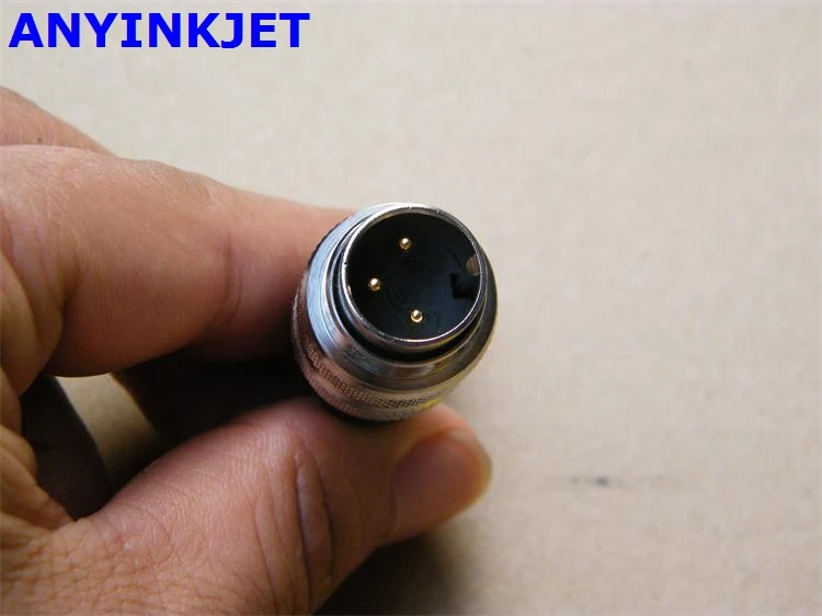 for Videojet 3 PIN DIN PLUG WA500-0036-581 use for videojet 1210 1510 inkjet coding printer