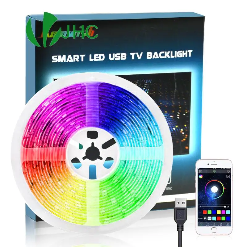 

Led Strip Lights USB LED TV Backlight Kit Bluetooth App Control 16 Color Changing 5050 Leds Flexible Lighting for HDTV