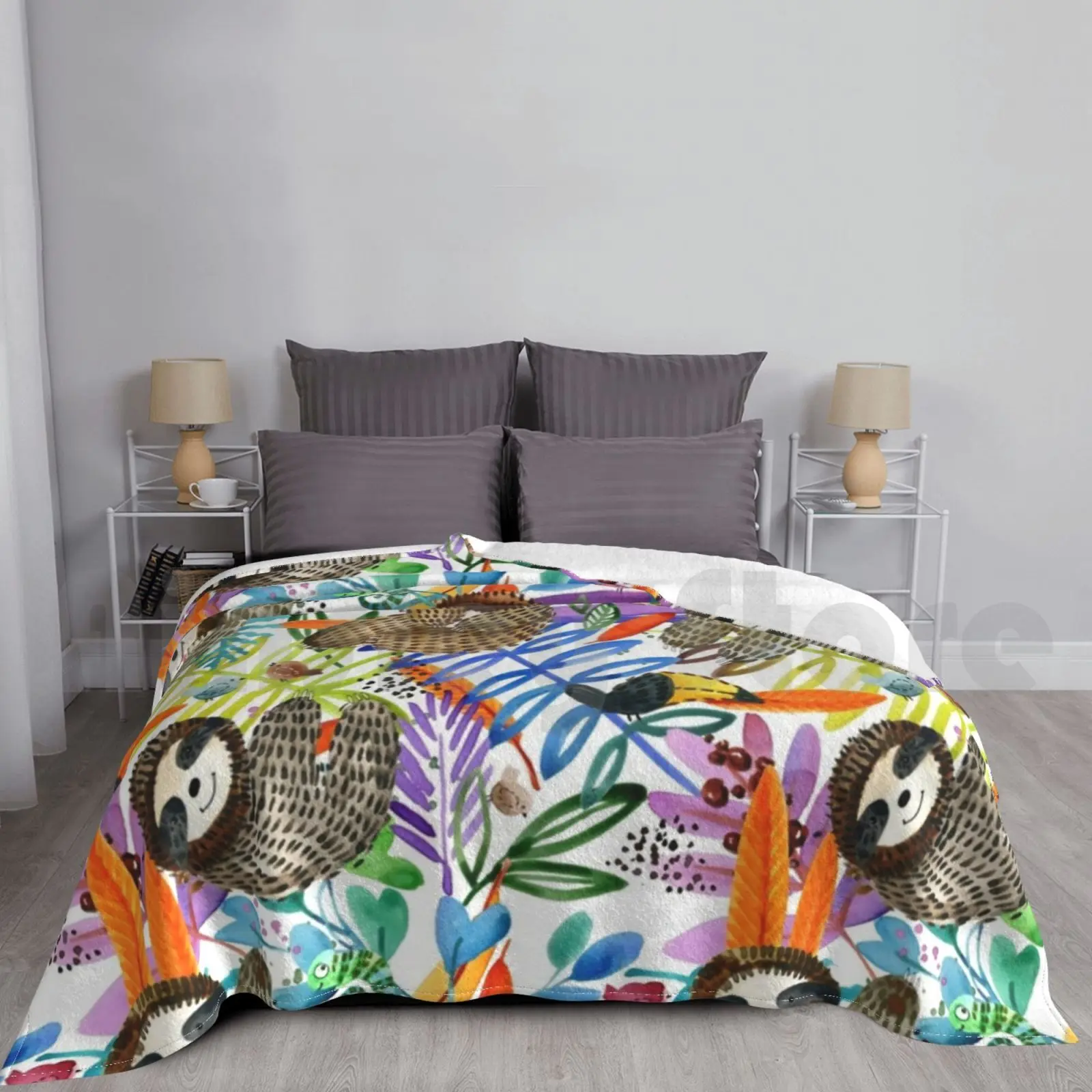 

Sloth Blanket Fashion Custom Sloth Mom Sloth Sloth Sloth Sloth For Women Sloth Mom Sloth For Girls Sloth