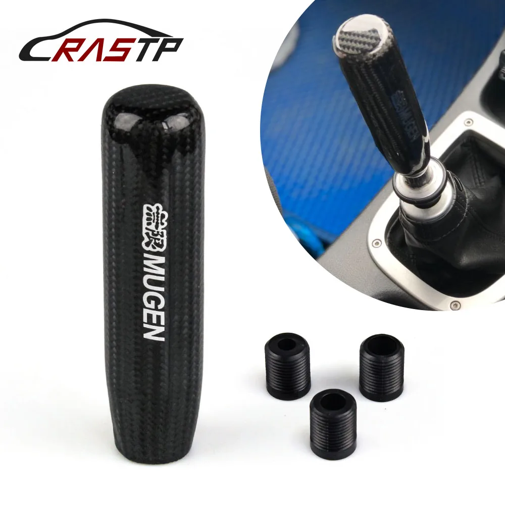 

Mugen Shift knob Carbon Fiber Manual Transmission Gear Shift Knob For Audi TT S3 A3 03-06 Seat Leon Cupra BAM RS-SFN034