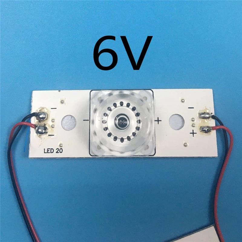 TV LCD modificato universale LED 3V 6V barra luminosa universale 7 perline lampada manutenzione semplice retroilluminazione strisce strisce righelli