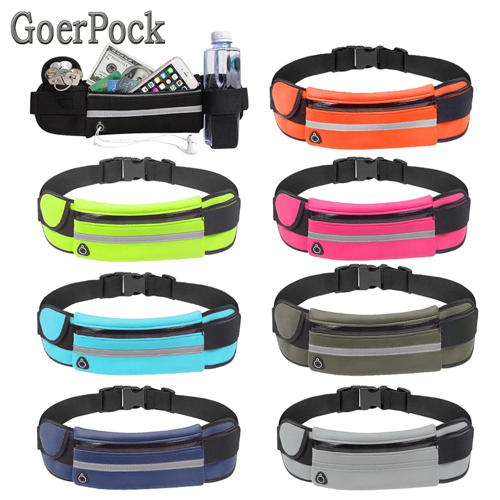 Fashion Classic Waist Bag Belt Men Women Sports Pouch Money Phone On Handy Bum Bag Waistbag Fanny Pack Color Travel Accessory