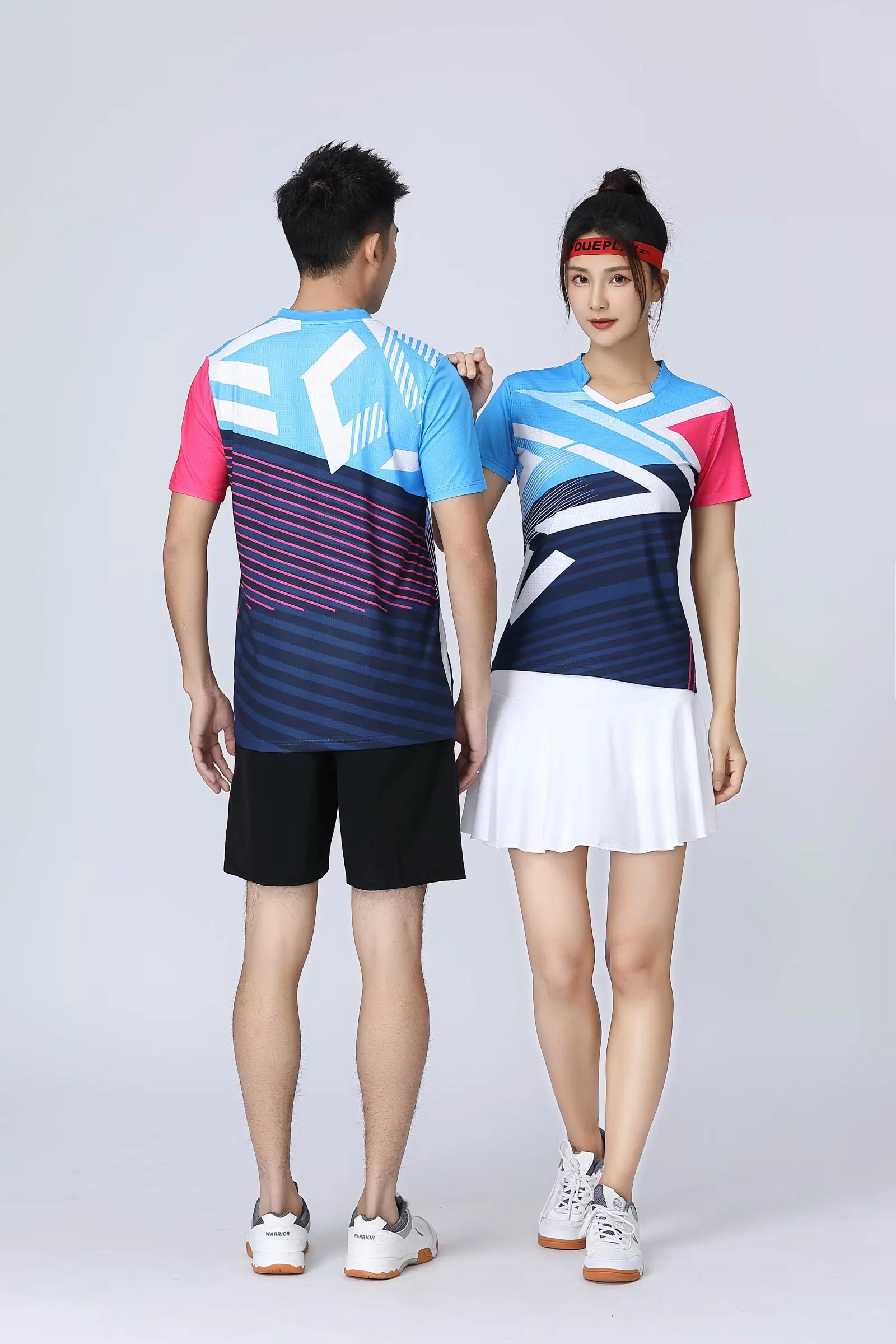 2023 Badminton T-Shirt Men/Women Kids tennis shirt Quick Dry Short-Sleeve Training exercise Breathable Shirts For Male Female 6
