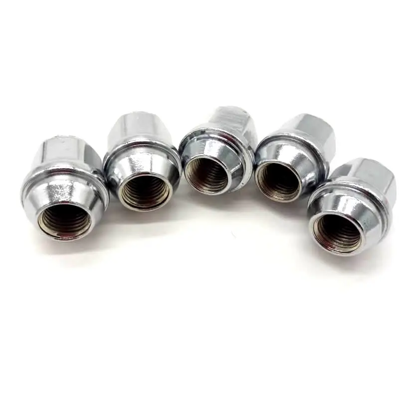 5pcs Original Nuts Bulge Acorn Chrome Wheel Nut Replacement For Chrysler 300C 2.7 Dodge Tire Nut Tire Screw Car tire screws