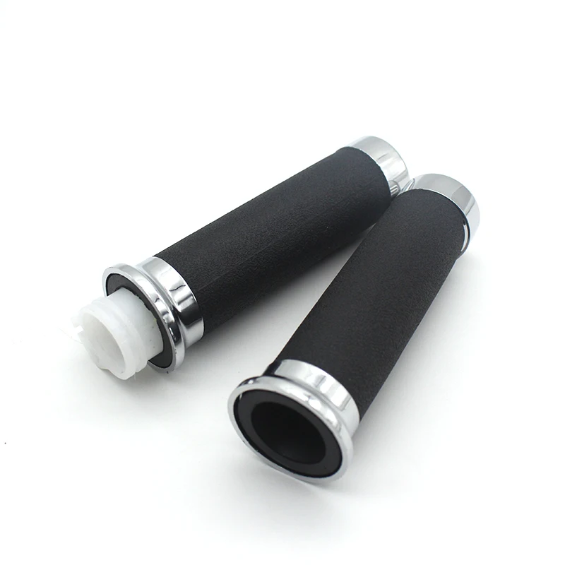 Motorcycle 7/8 Inch 25mm Handle Grip Handlebar Grip Rubber Gel Sleeve for HONDA Steed400 Steed600 VLX Steed 400 600