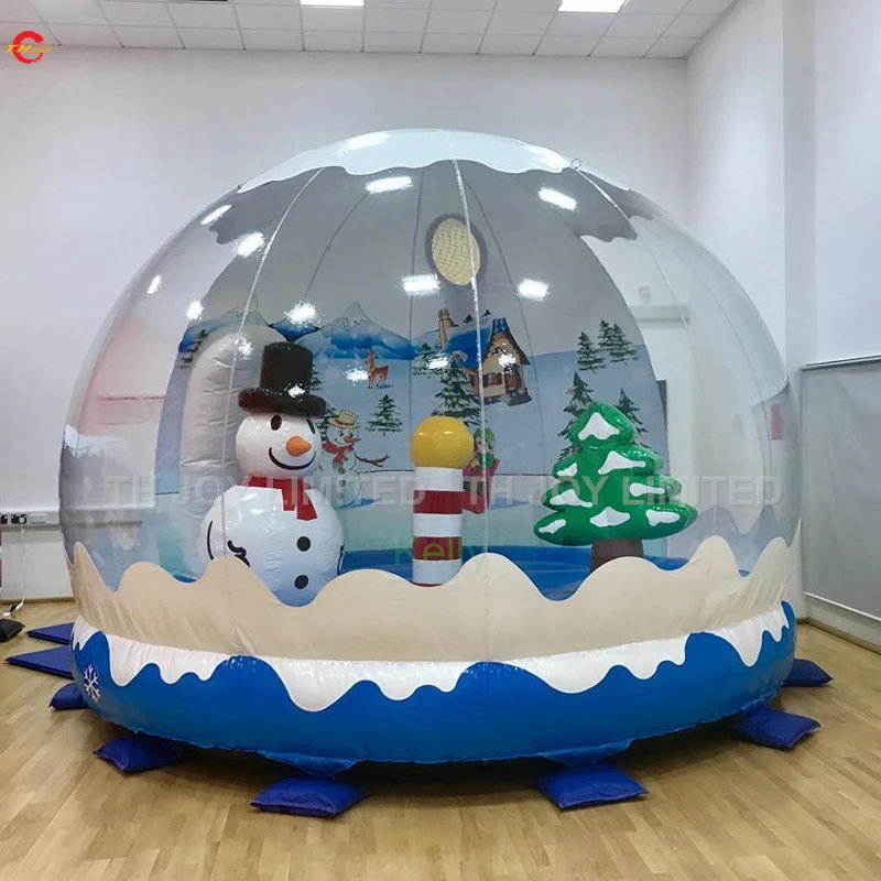 Free Door Shipping 3m/4m Commercial Inflatable Snow Globe Wedding Bubble Room for Sale