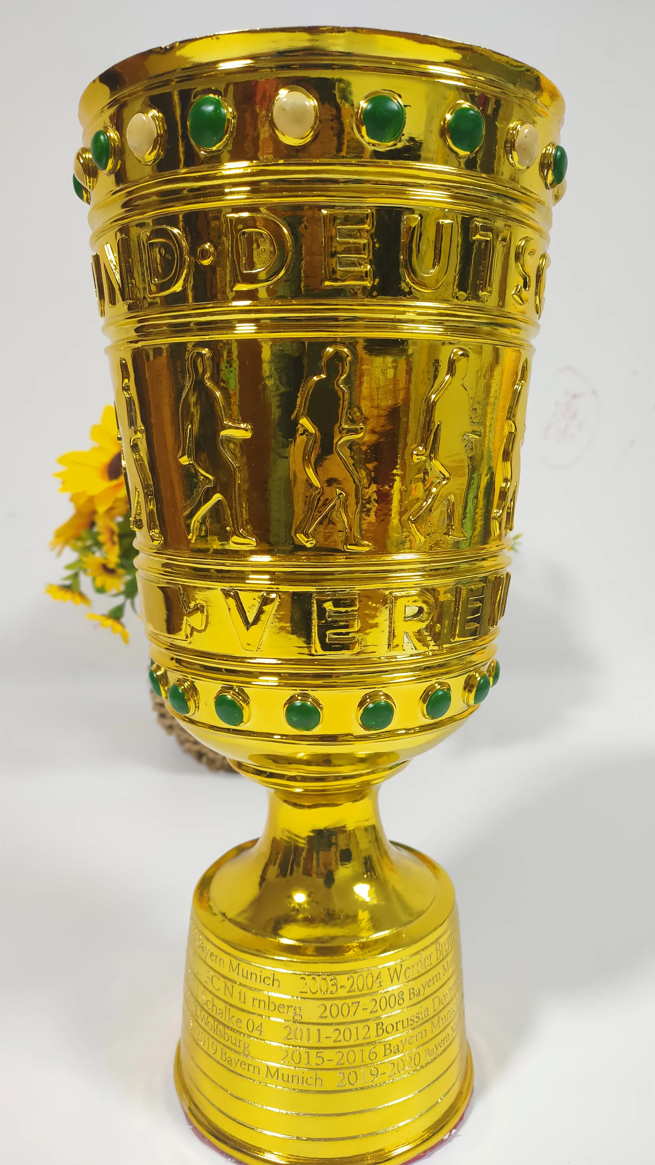 The DFB-Pokal Trophy Cup The DFB-Pokal Champions Trophy Cup Premiere Ligapokal Trophy German League Cup