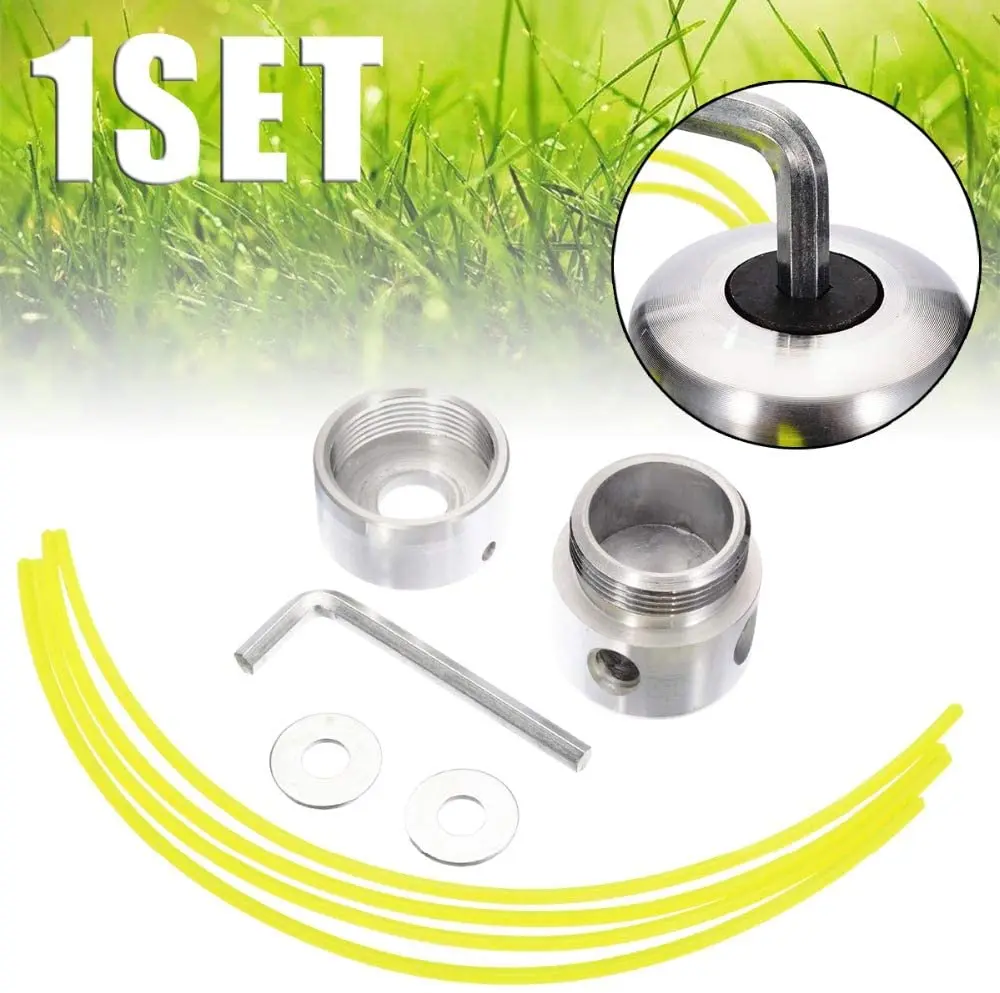 Nhôm Cỏ Đầu Tông Đơ Có 4 Dòng Bàn Chải Cắt Đầu Máy Cắt Cỏ Phụ Kiện Đường Cắt Đầu Cho Strimmer Thay Thế