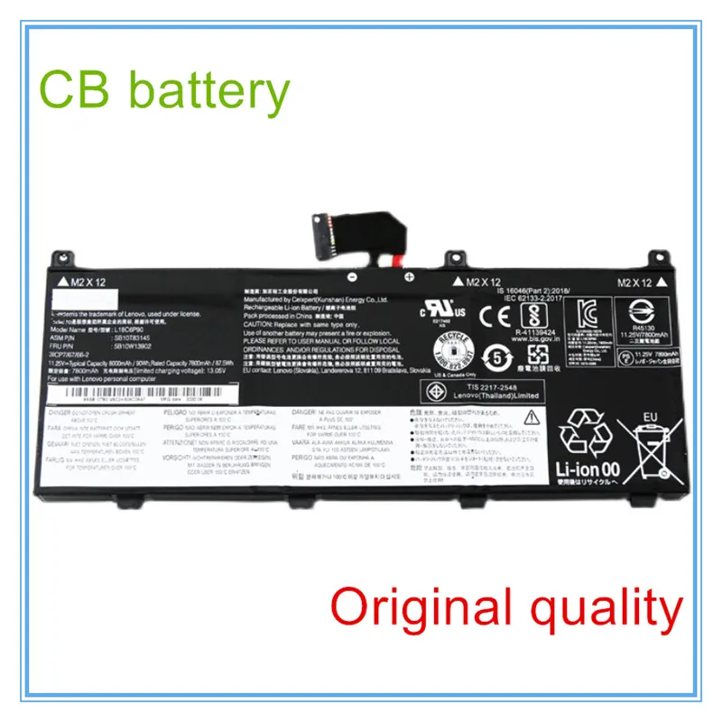 L18C6P90 L18M6P90 Battery For  P53 02DL028 02DL029 90WH SB10K97665