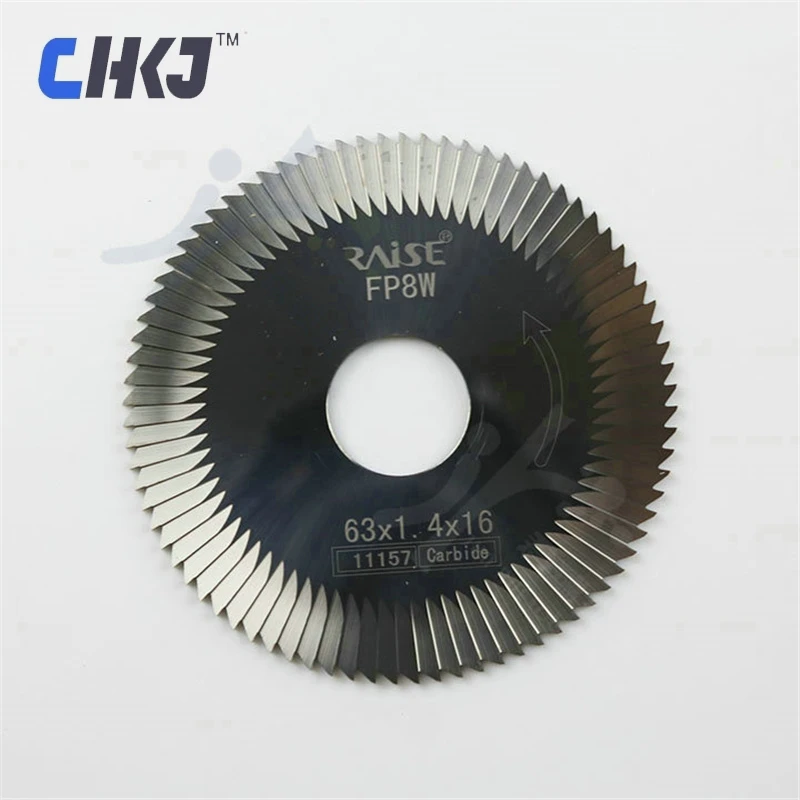 CHKJ For Ruizheng FP8W Tungsten Steel Three-sided Edge Milling Cutter φ63x1.4xφ16 JMA ECCO Key Machine Blade Saw Blade