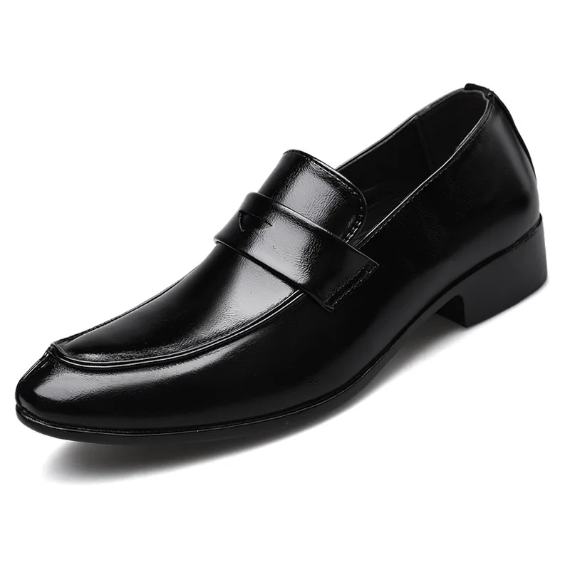 Handmade Leather Men Dress Shoes Fashion Party And Wedding Men\'S Loafers Casual Shoes Men Driving Shoes