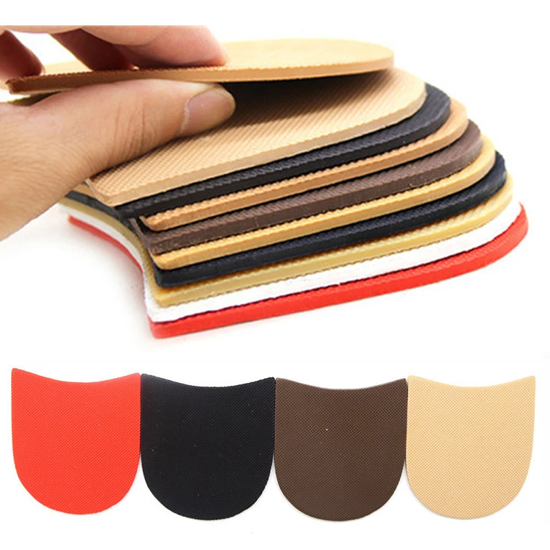 DIY Pad Classic Wear-resistant Replace Shoe Sole 1 Pair Anti Slip Protective Half Soles Repair Heel Sole Shoe Accessories