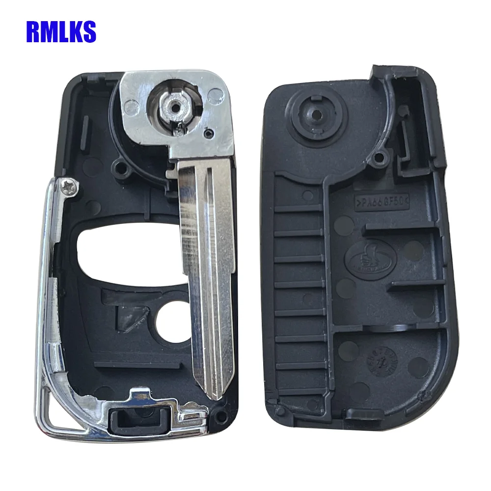 2 3 Button Modified Flip Folding Remote Key Shell Case for Mitsubishi New ASX GRANDIS Outlander LANCER-EX Right/left Blade