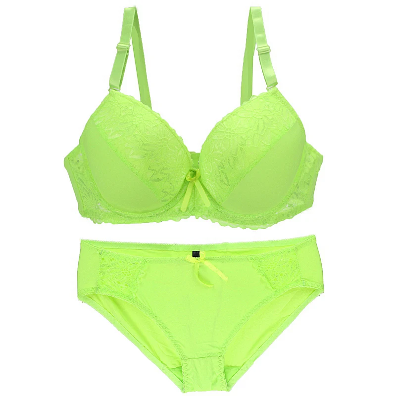 Nouvelle-lencería Sexy DE encaje sin costuras para mujer, lencería DE talla grande, Tanga DE copa DE realce ahuecada, conjunto DE sujetadores, ropa