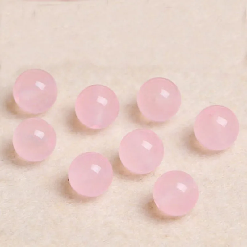 4A Natural Rose Quartz Crystal Single Bead DIY Jewelry Making