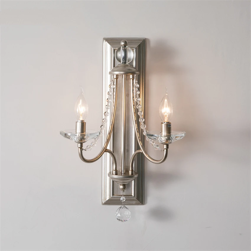 Applique Murale Vintage à Double Tête en Clip, Luminaire Décoratif d'Nik, Idéal pour une Chambre à Coucher, un Salon ou un Hall
