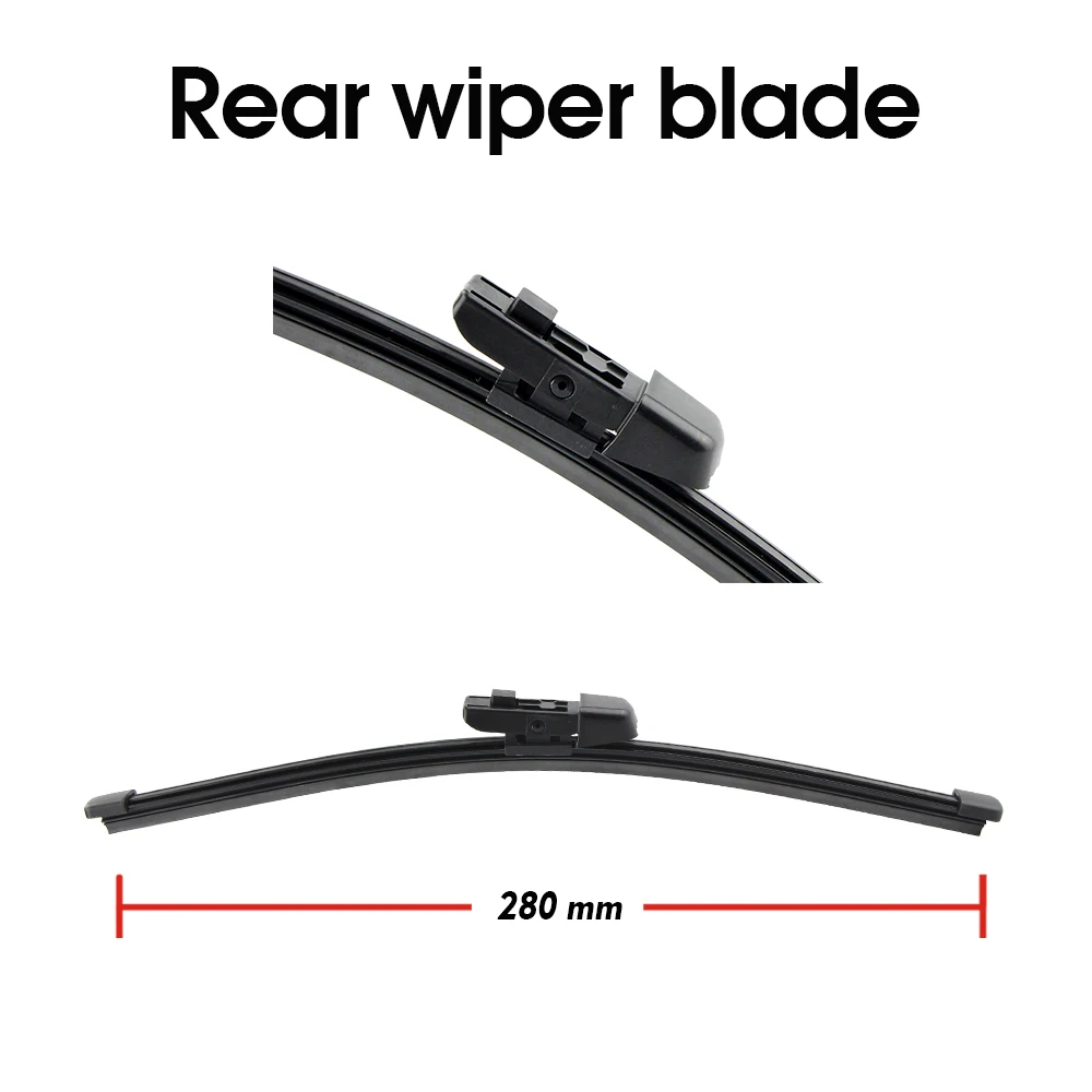 KAWOO Car Rear Wiper Blade Blades Back Window Wipers Arm For Volkswagen VW Golf 7 Hatchback 2014 - 2020 Year Car Accessories