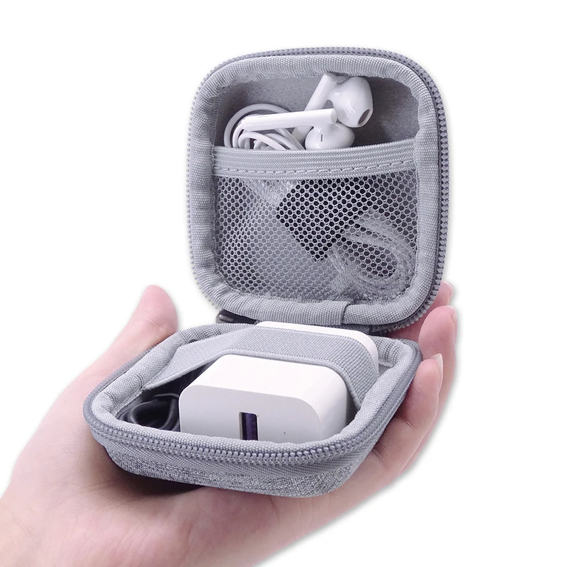 Hard shell case bag Storage Collection Bag Case for earphone Laptop charger Hard dish USB flash USB cable electronic device