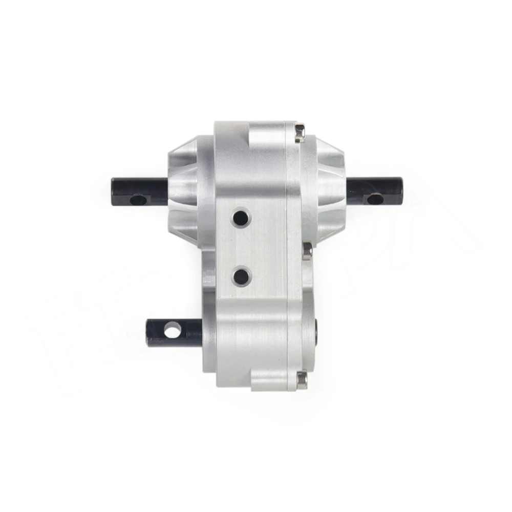 Metal D90 Transfer Case Gearbox with 72MM Mount Plate for 1/10 RC Crawler Axial SCX10 D90 RC4WD Upgrade Parts