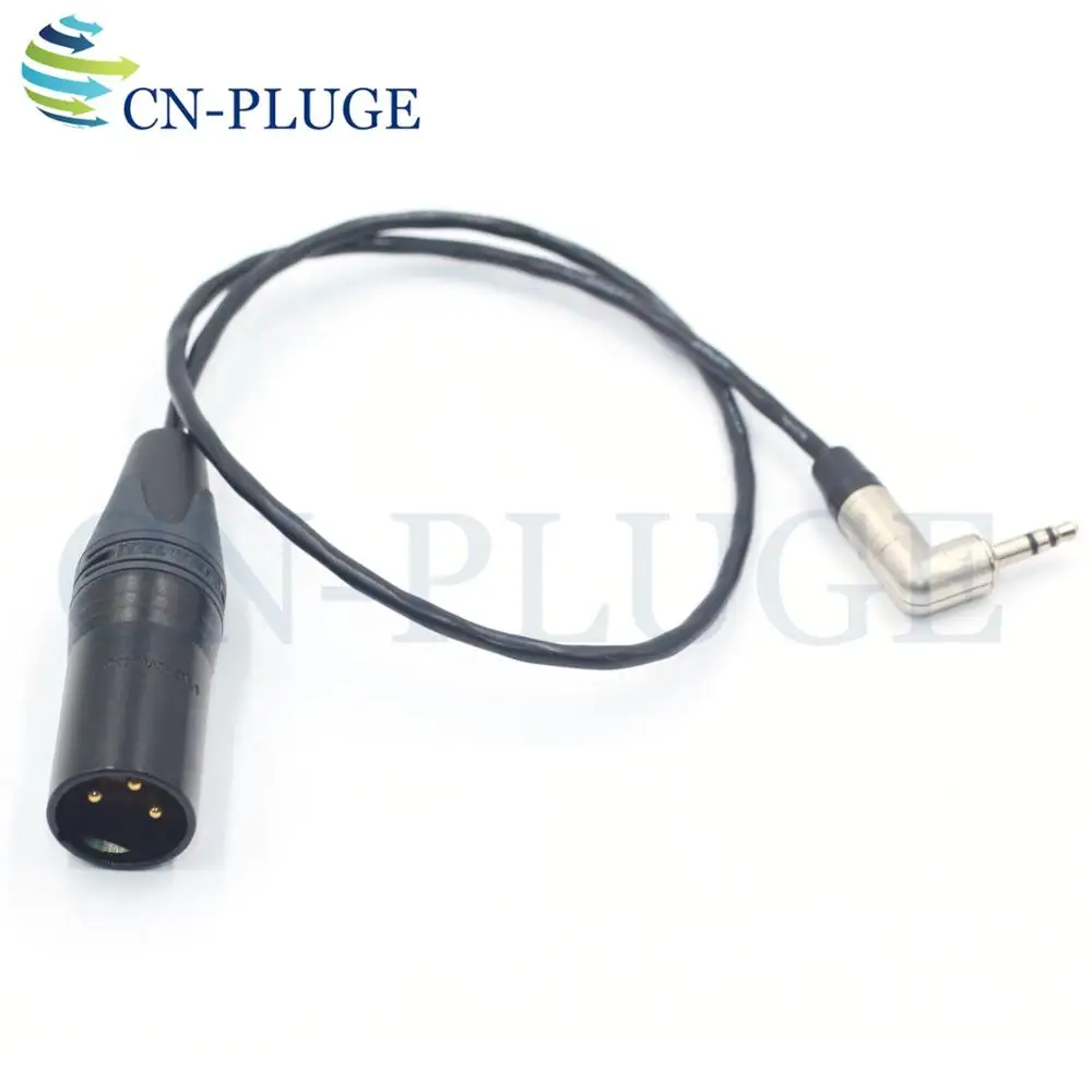 3.5mm TRS To XLR 3-Pin Male Input Time Code Line For Canon C100, FS5 FS7 (Without XDCA-FS7)